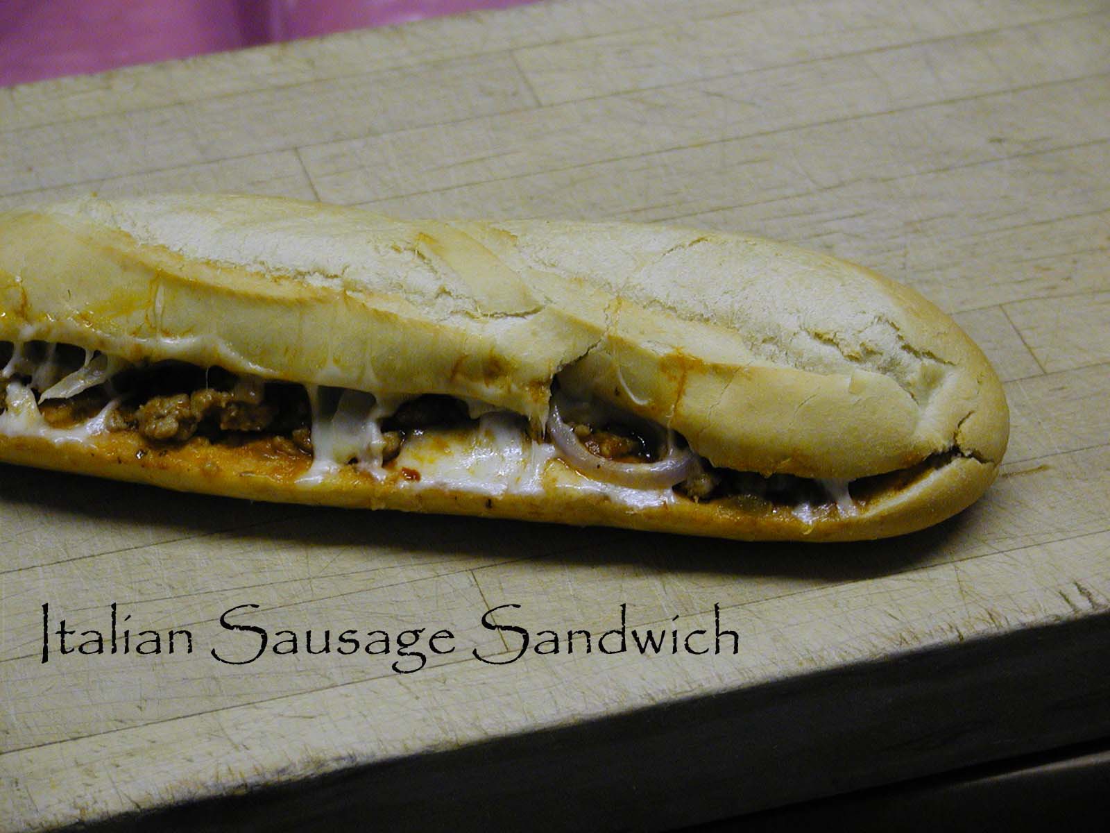 Italian Sausage Sandwich
