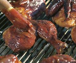 Grilled BBQ Chicken with Homemade BBQ sauce