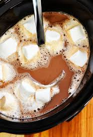 Crock Pot Hot Chocolate with Red Wine