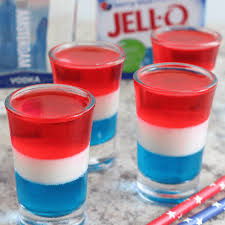 Red, White and Blue Jello
