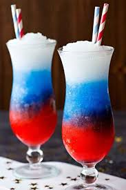 Red, White and Blue Drink